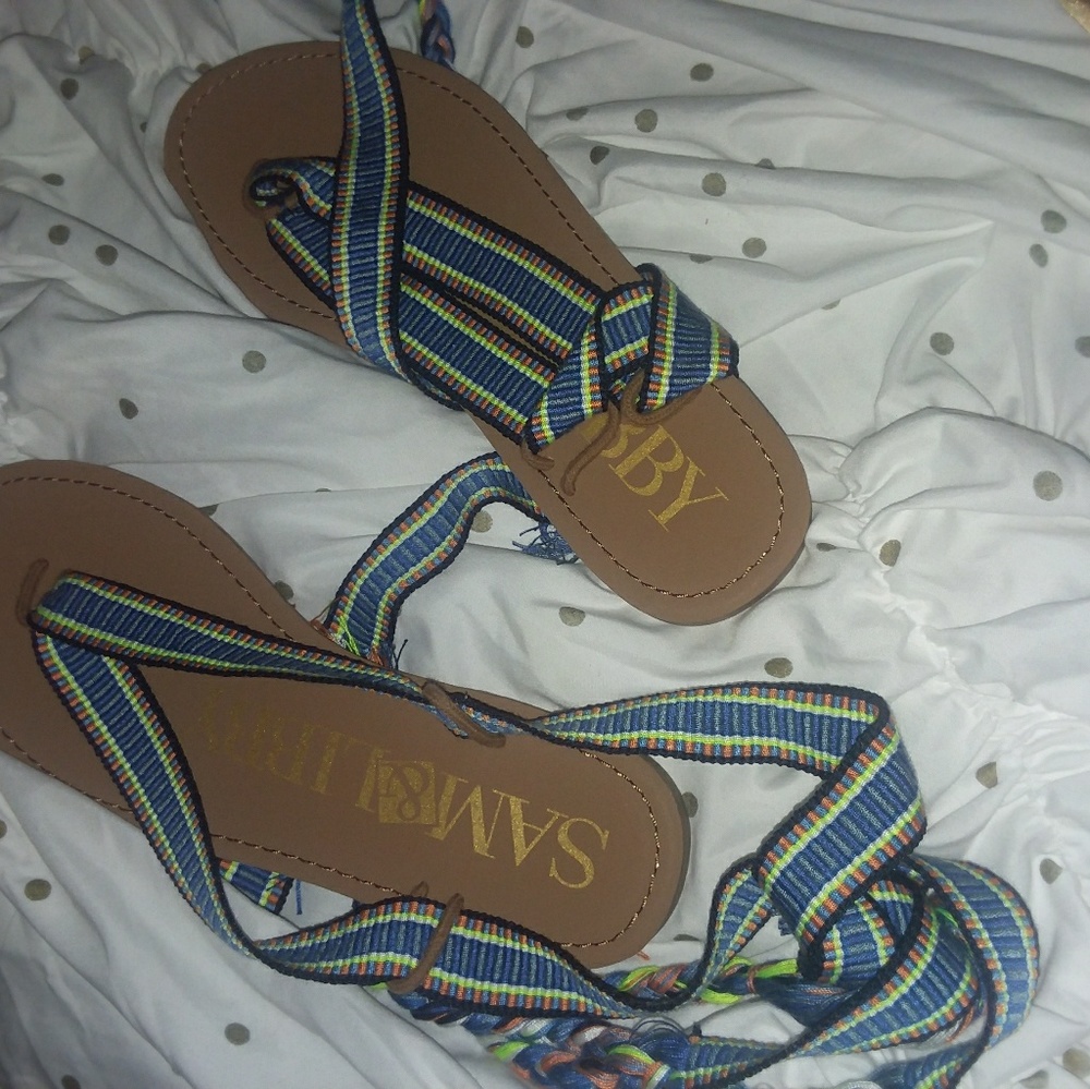 Wrap up sam& Libby sandals, nwot